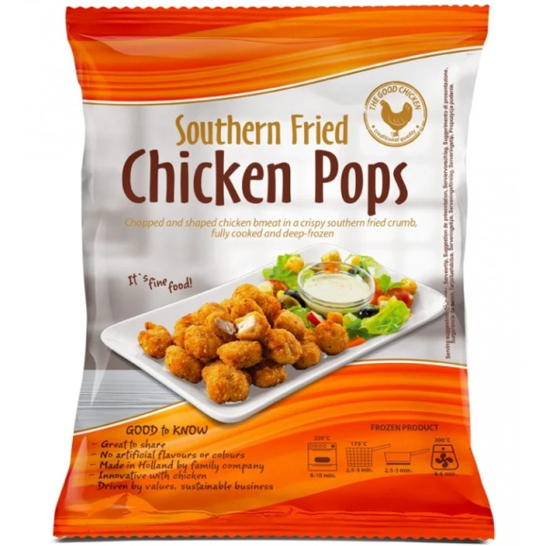 Elburg Chicken Pops Southern Fried 1kg fryst