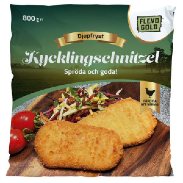 Flevo Gold Kycklingschnitzel 800g fryst