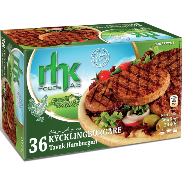 Mhk Kycklingburgare 2,3kg fryst