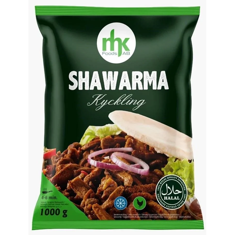 Mhk Shawarma Kyckling 1kg fryst