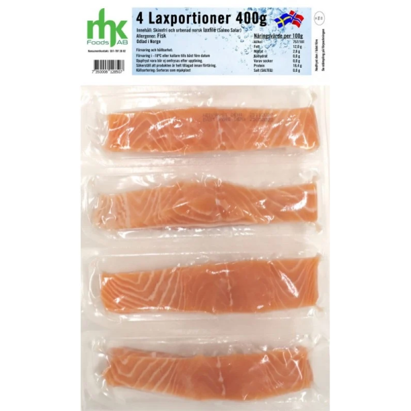 Mhk Laxportioner 400g