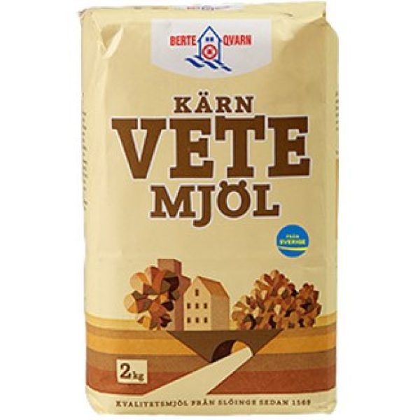 Berte Qvarn Kärn Vetemjöl 2kg