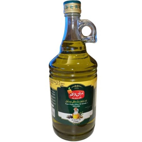 Al Ahlam Olivolja i Glas 750ml