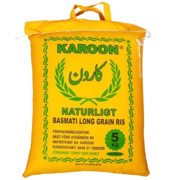 Karoon Långkornigt Basmatiris 5kg