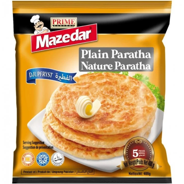 Mazedar Plain Paratha 400g 5st fryst