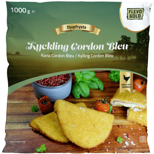 Flevo Gold Cordon Bleu 1kg fryst